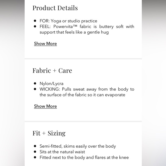 NWT Athleta Salutation stash flare pant - Picture 5 of 5